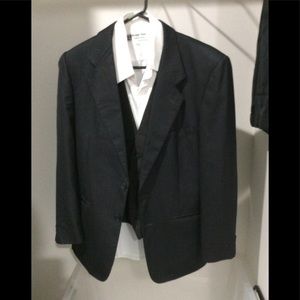 Pin stripe suit